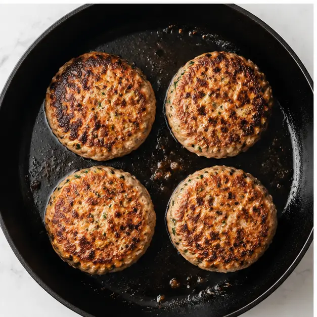 Step 3: Pan-fried until golden and cooked through
