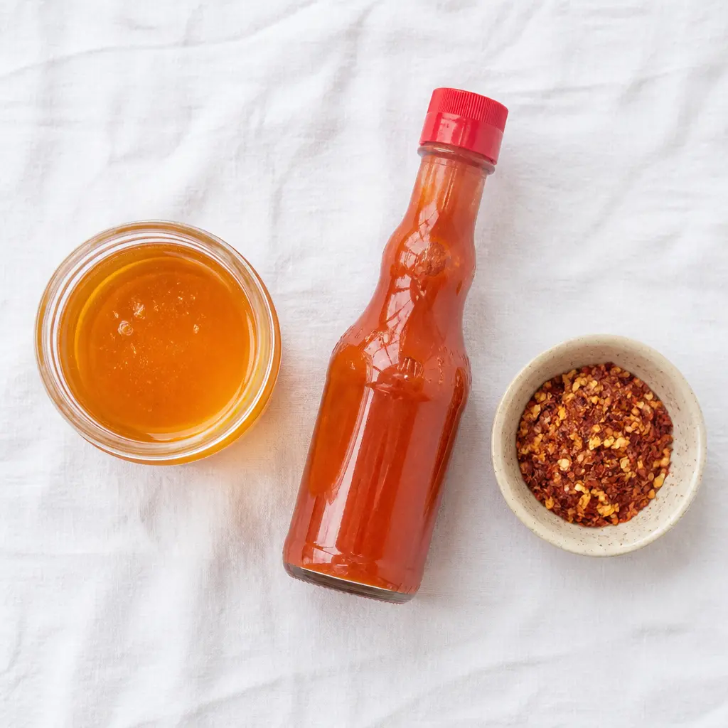 hot honey recipe - main ingredients