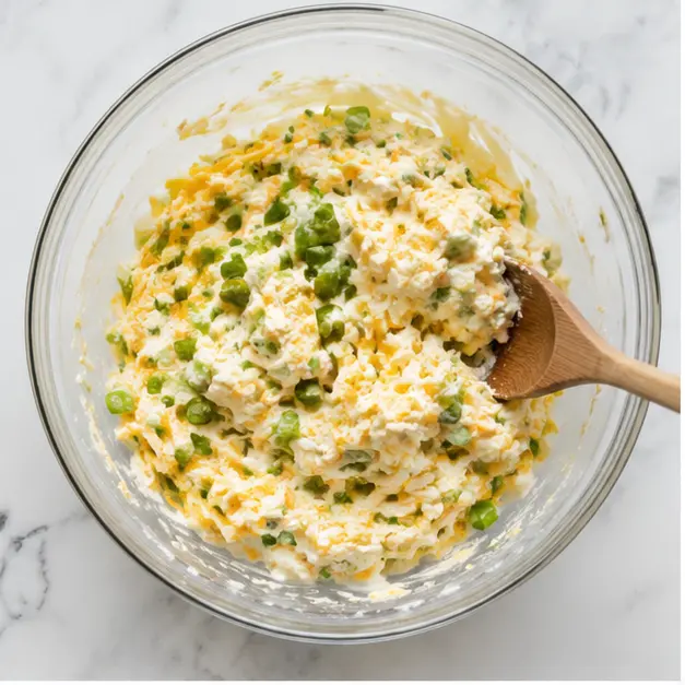 Step 1: Mix the creamy cheese filling