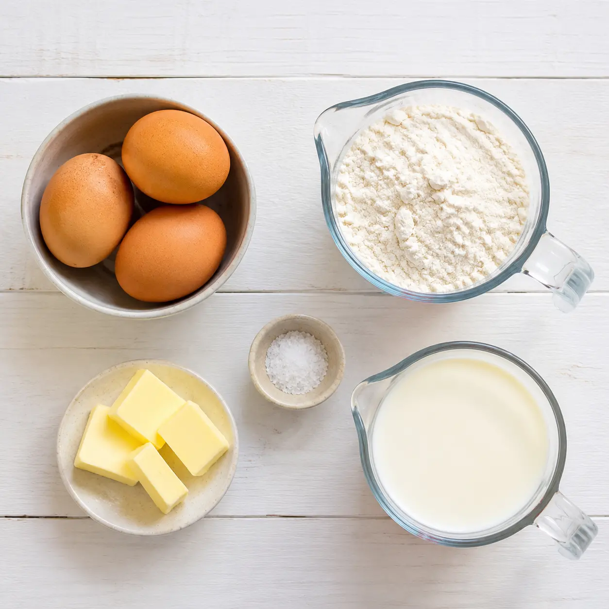 jamie olivers easy pancake - main ingredients