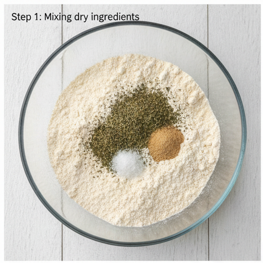 keto pizza crust almond flour - step 1