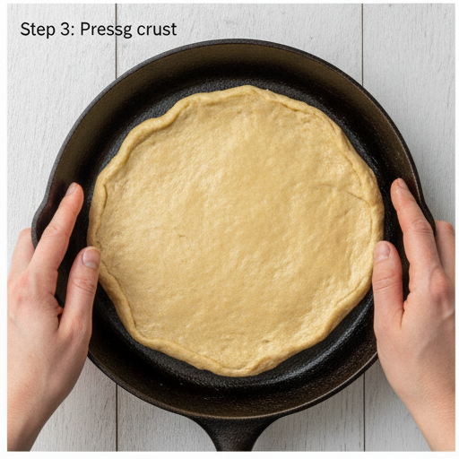 keto pizza crust almond flour - step 3