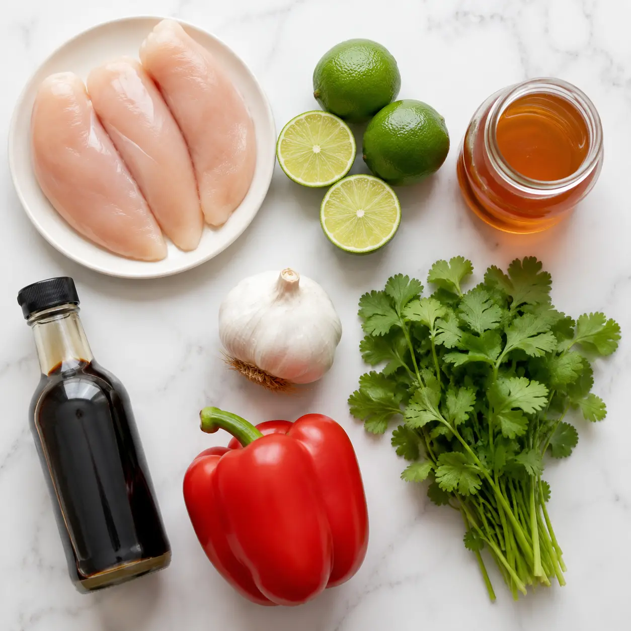 key west grilled chicken - main ingredients