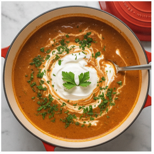 loaded creamy mushroom soup - step 4 stirring in sour cream for creamy finish