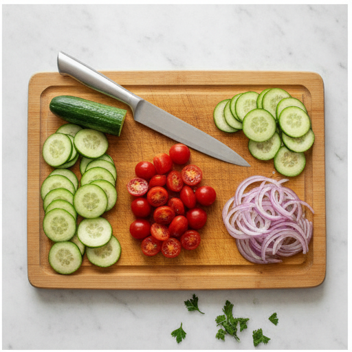 mediterranean pasta salad - step 2