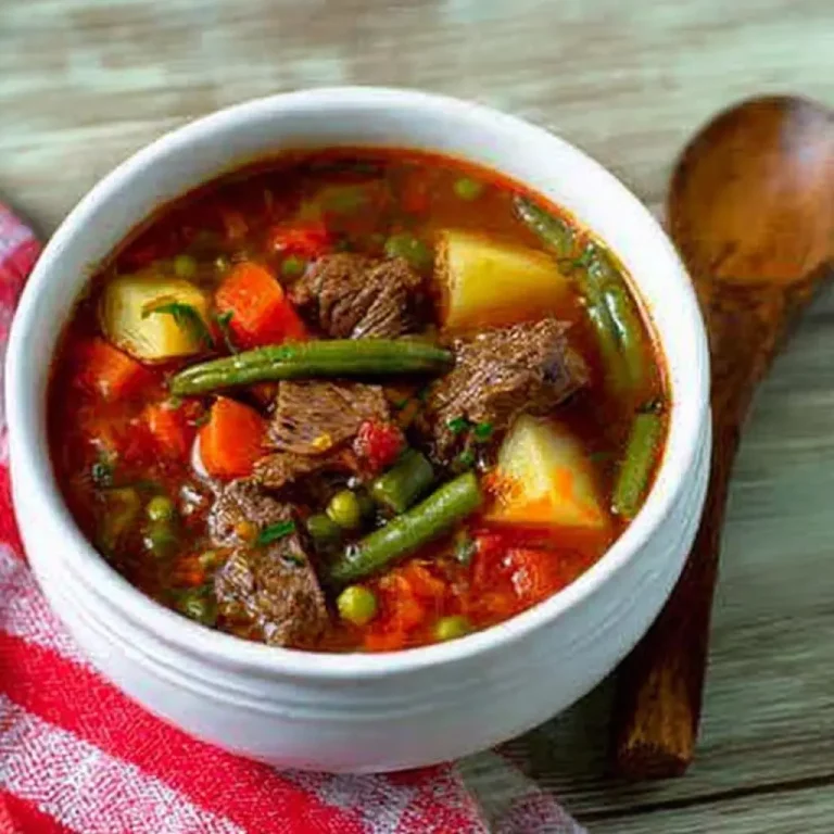 old fashioned vegetable beef soup 794294188