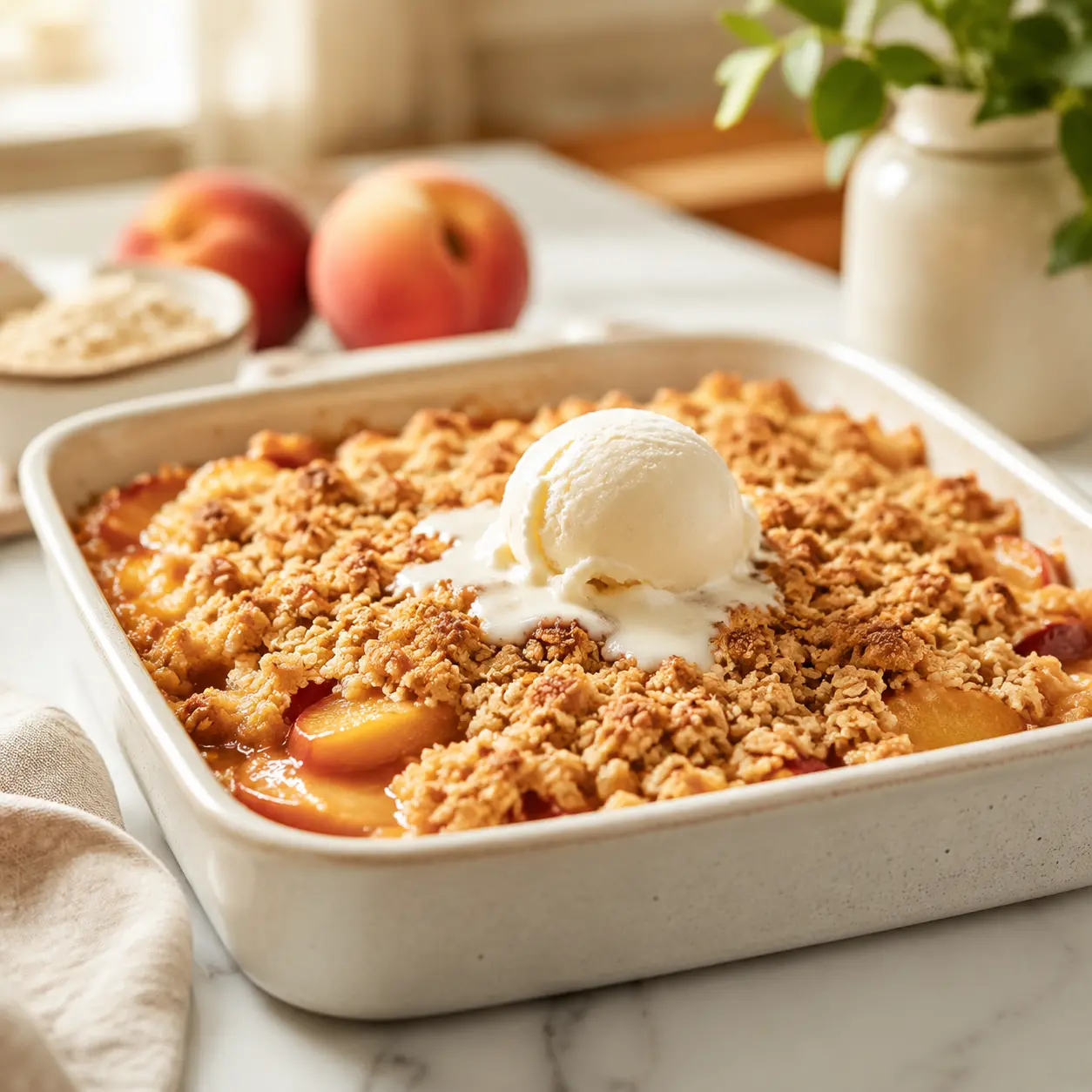 peach crisp - final presentation