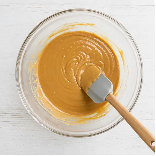 Step 1: Melting peanut butter and honey