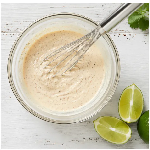 Step 2: Whisk creamy Southwest dressing