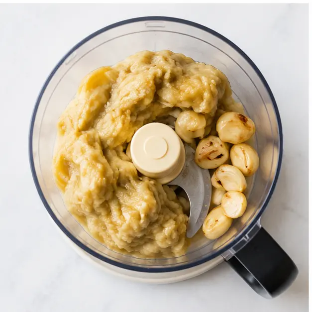Step 3: Blend with yogurt, lemon, and herbs