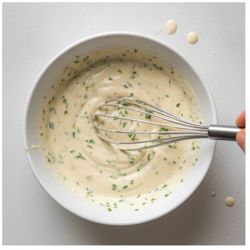 salmon patties with creamy lemon garlic sauce - step 4