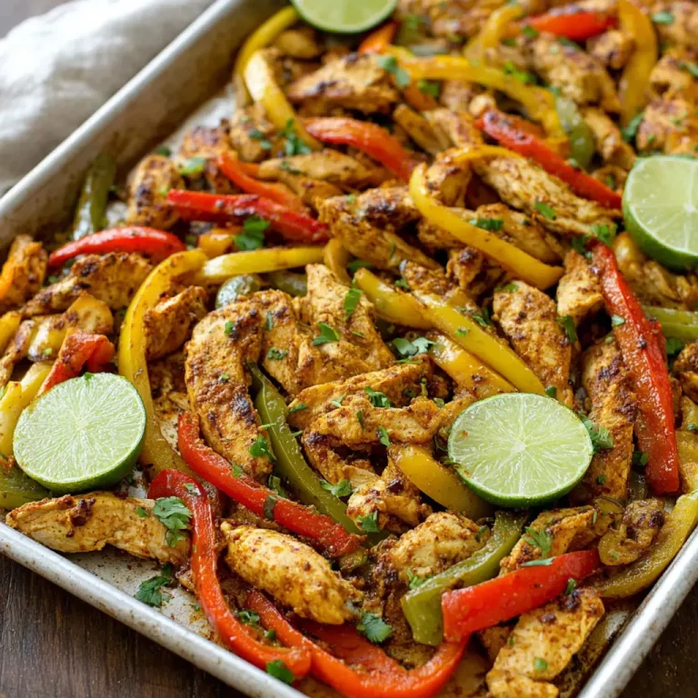 sheet pan chicken fajitas 241852089