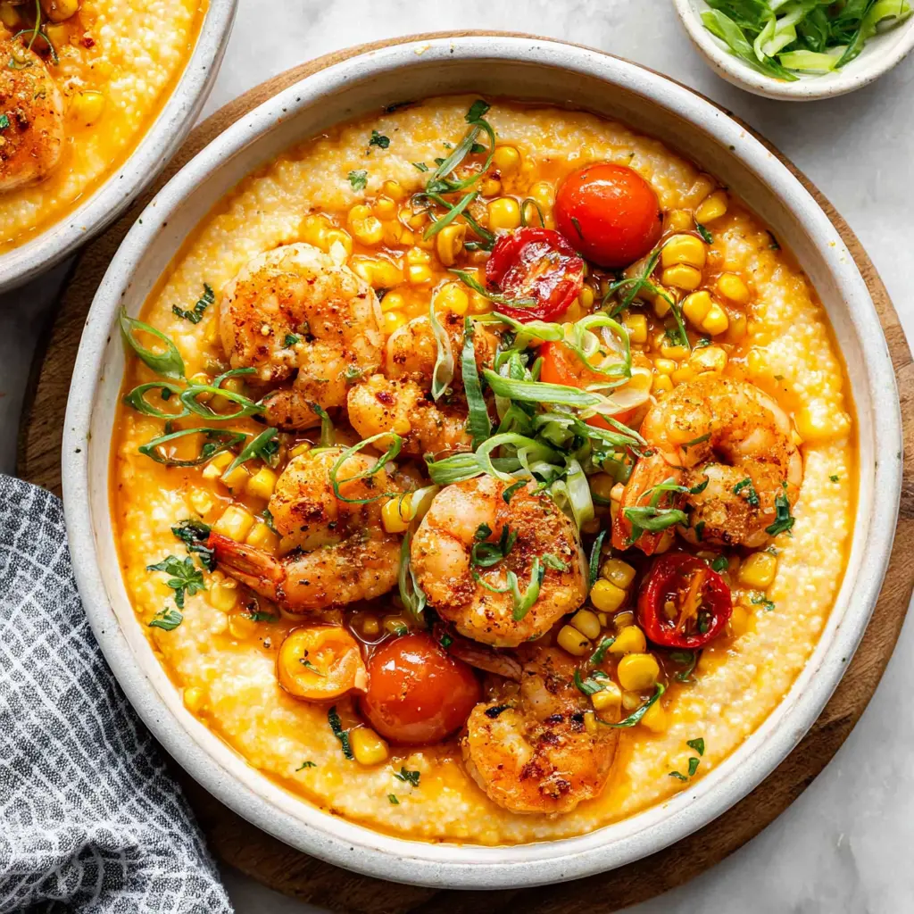 shrimp and grits - final presentation