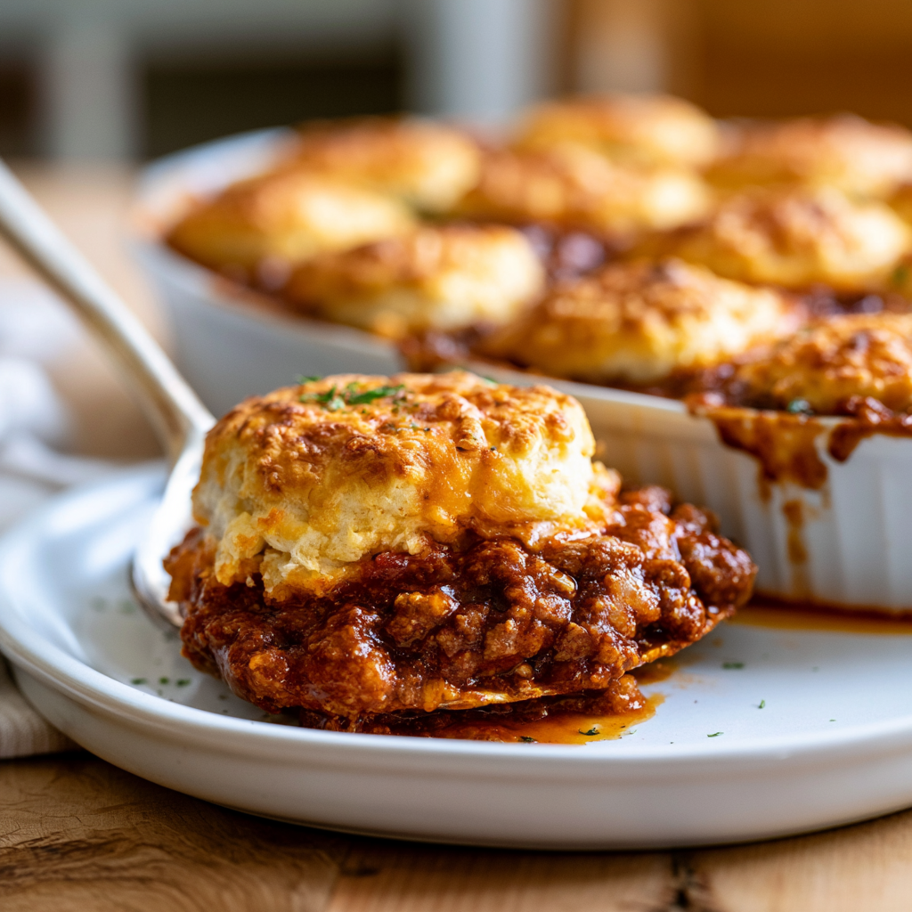 sloppy joe casserole - final presentation