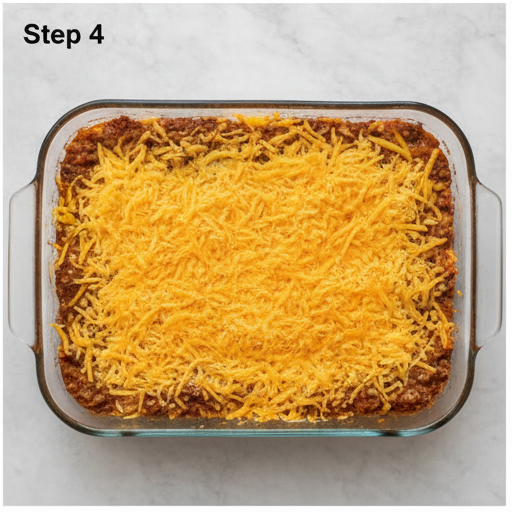 sloppy joe casserole - step 4