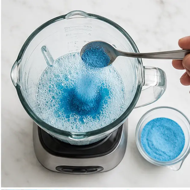 Step 2: Add drink mix powder for flavor