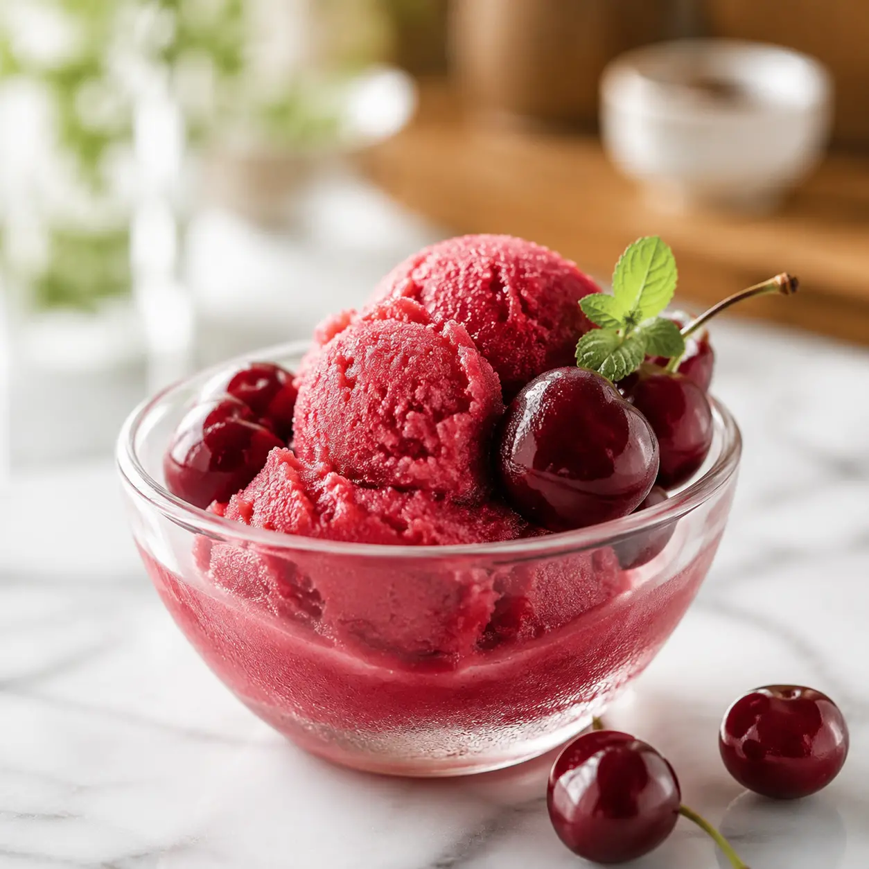 strawberry cherries - final presentation