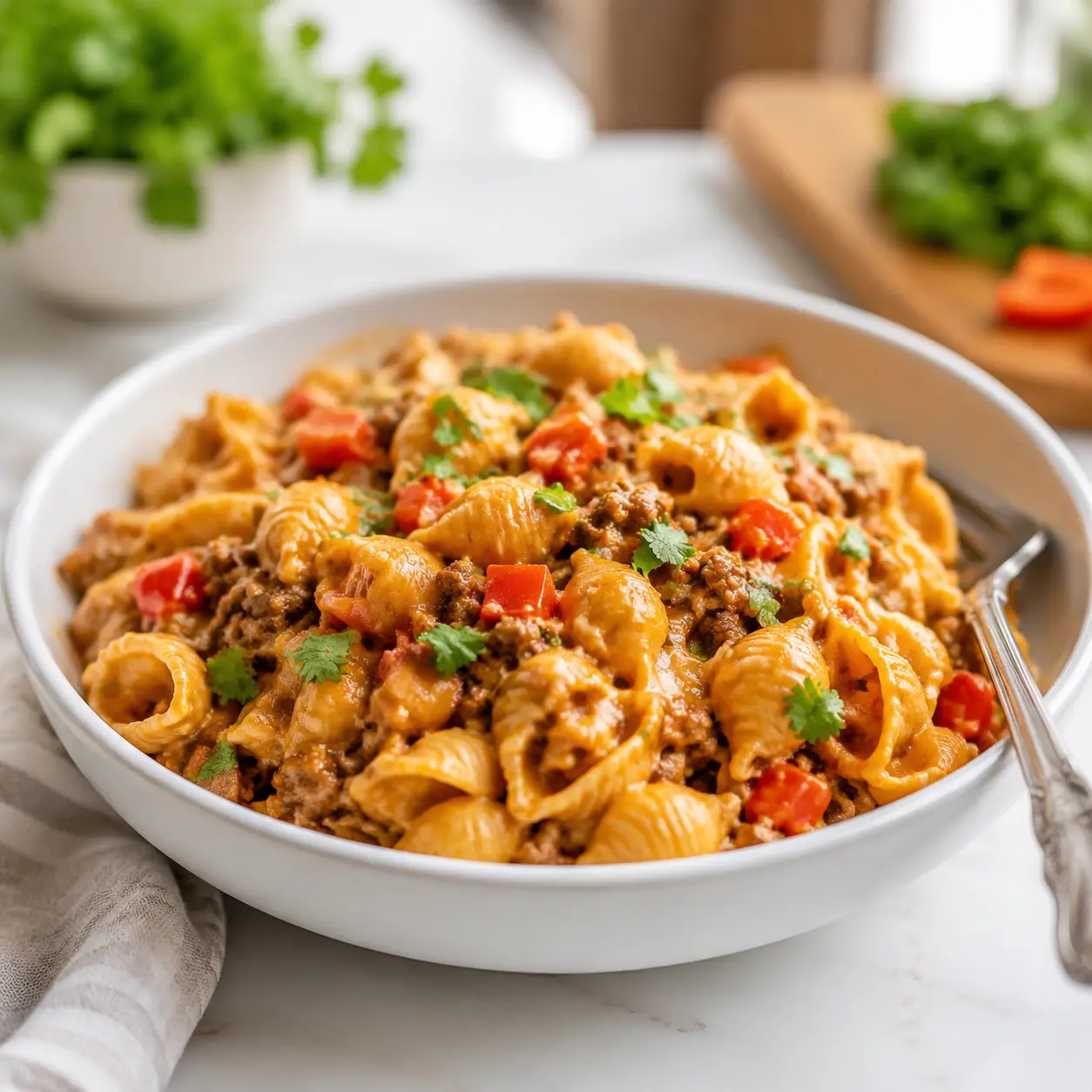 taco pasta - final presentation