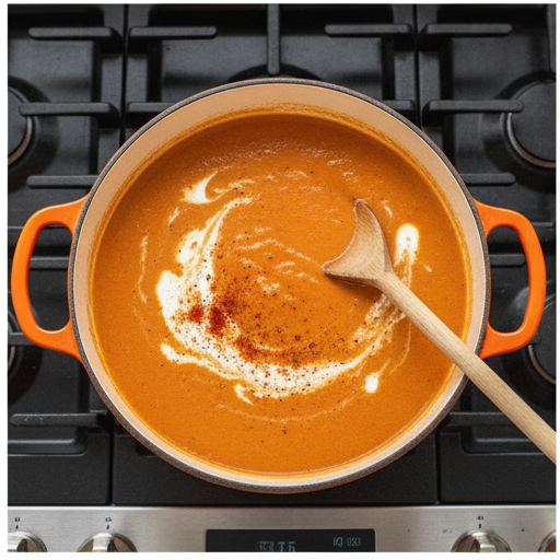 tomato soup with croutons - step 3