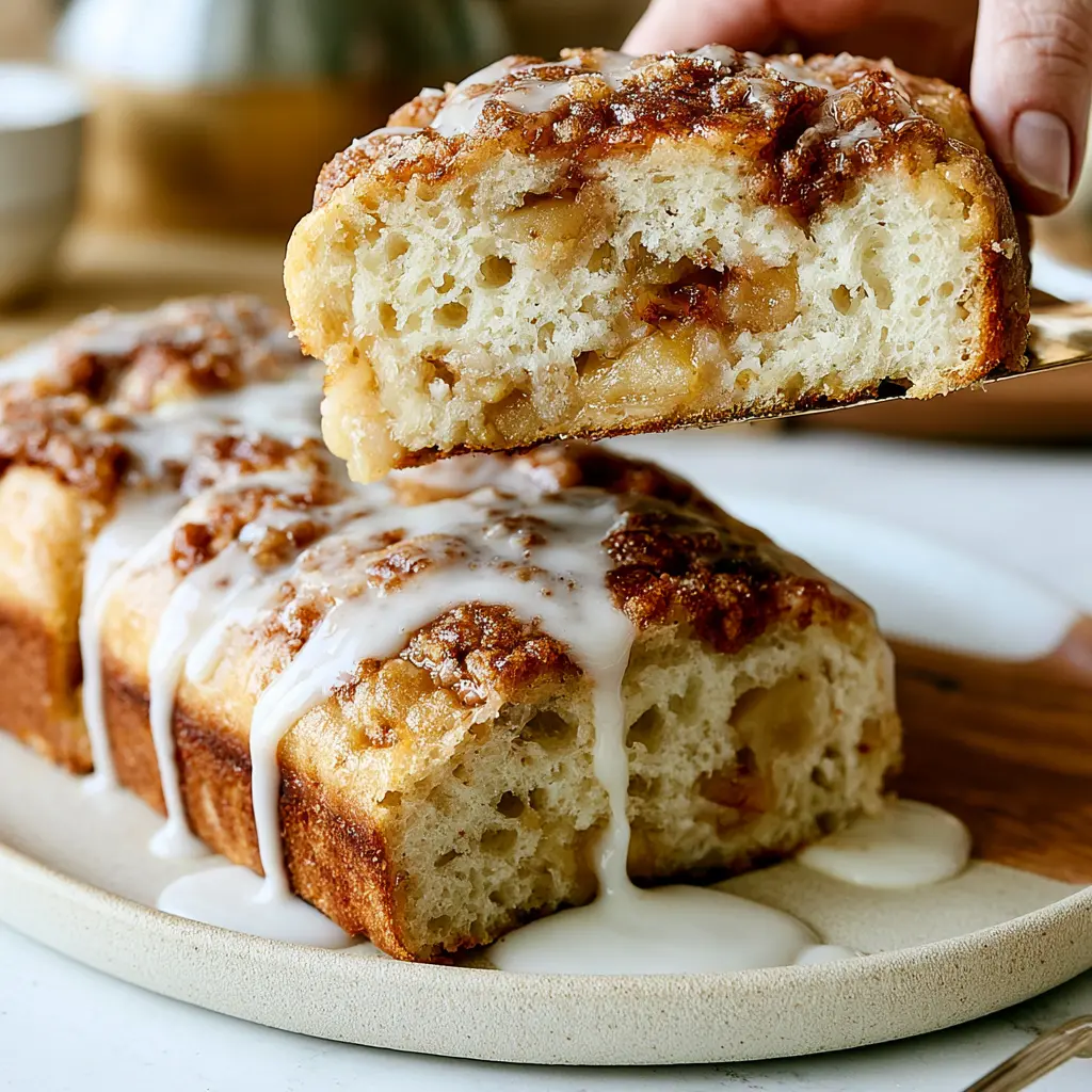 apple fritter focaccia - final presentation