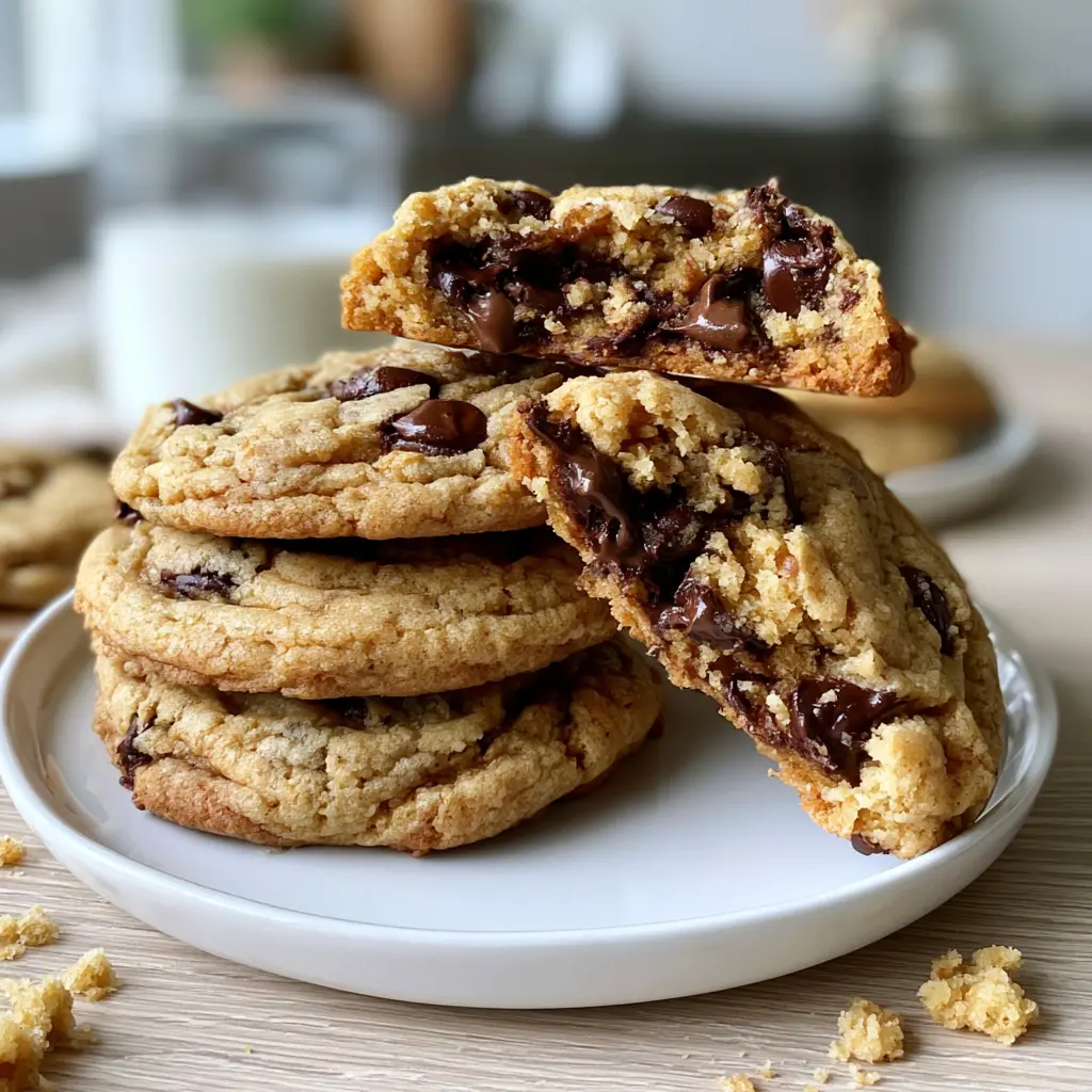 brown butter chocolate chip cookies - final presentation