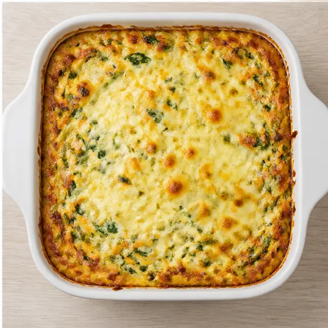 Baking until the cheese turns golden and bubbly