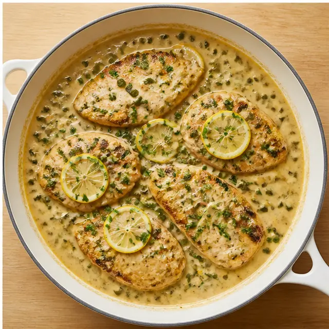 Step 4: Return the chicken to the sauce and garnish with parsley