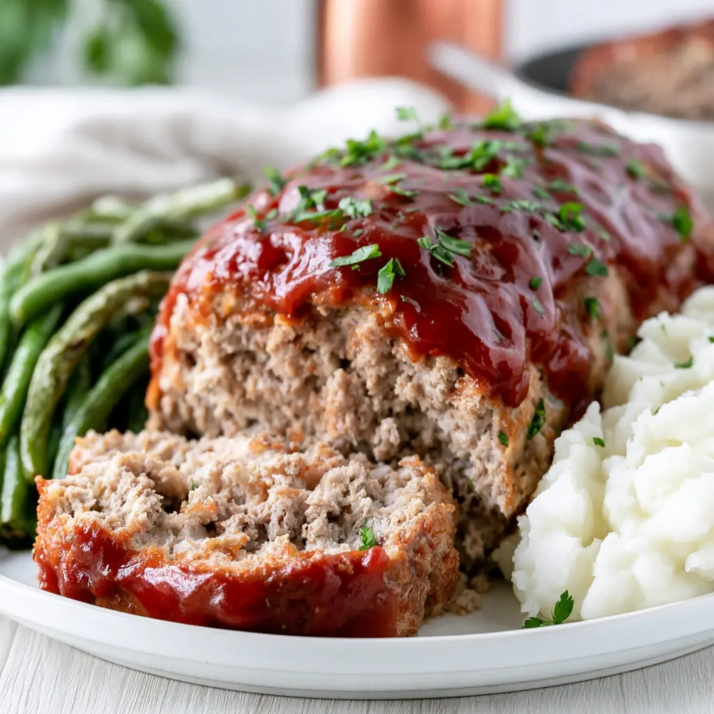 classic meatloaf - final presentation