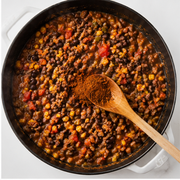 cowboy cornbread casserole - step 2
