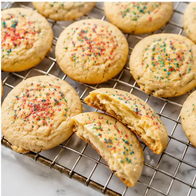 Bake until edges are golden, then cool on a rack