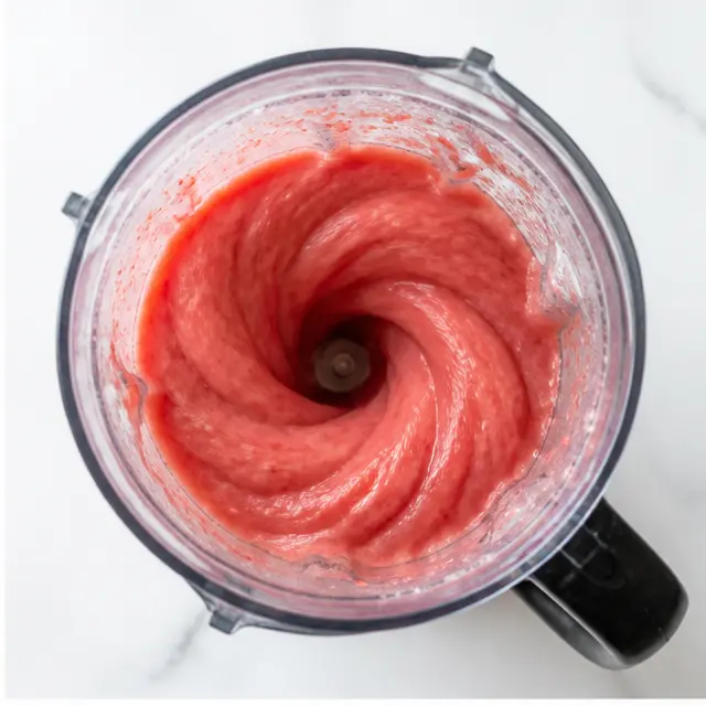 Blend on high until completely smooth and glossy