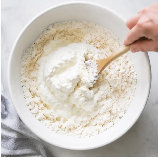 Add yogurt and water