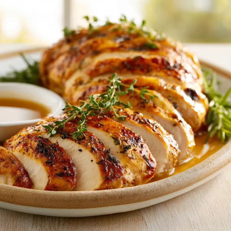 herb butter roasted turkey breast 588111345