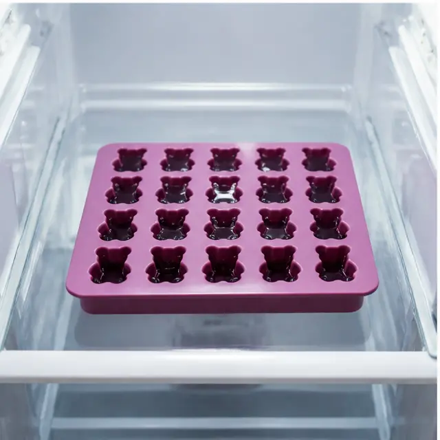 Step 3: Refrigerate filled molds to set