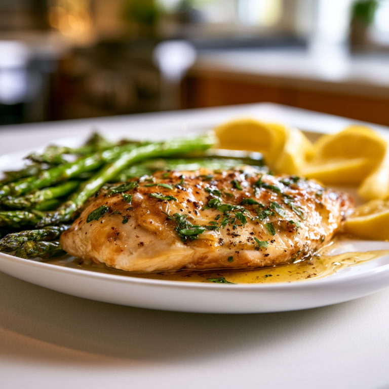 ina garten lemony chicken dinner - final presentation