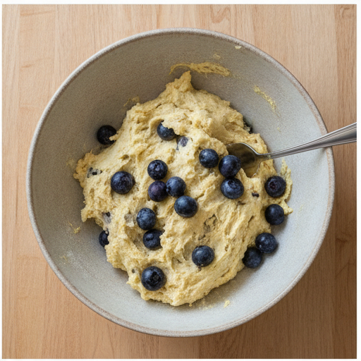 golden lemon blueberry scones cooling on a parchment lined baking sheet
