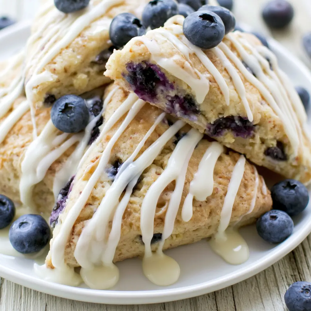 lemon blueberry scones 407614376