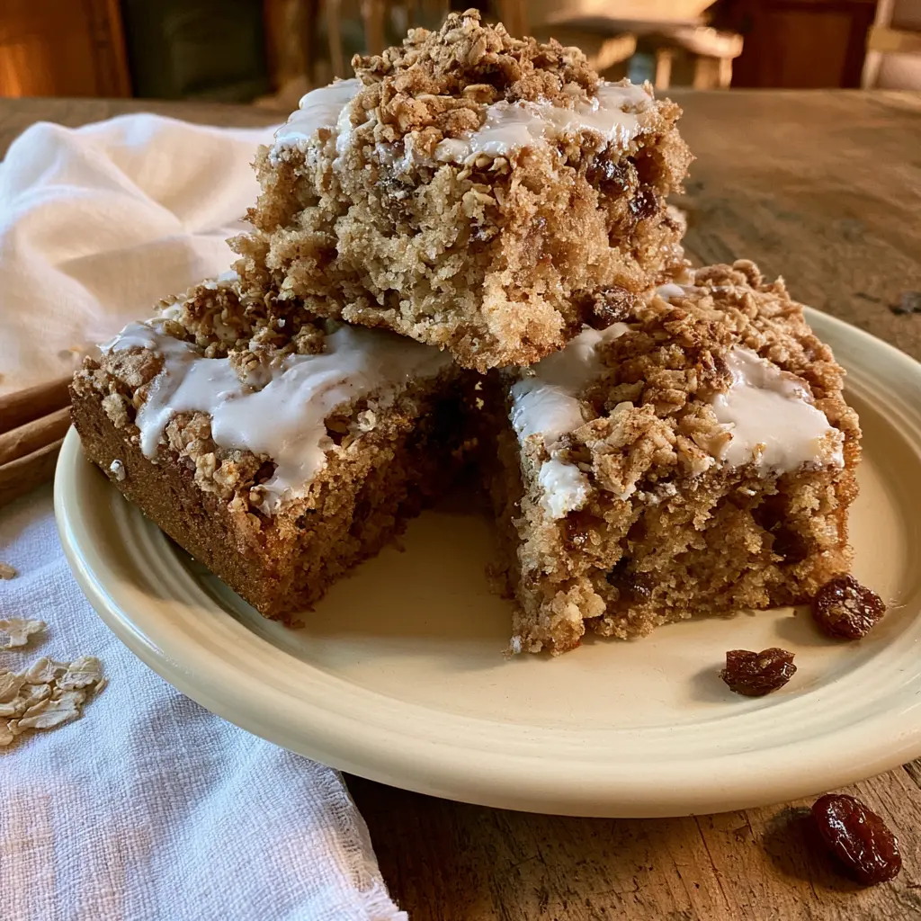 oatmeal raisin bars - final presentation