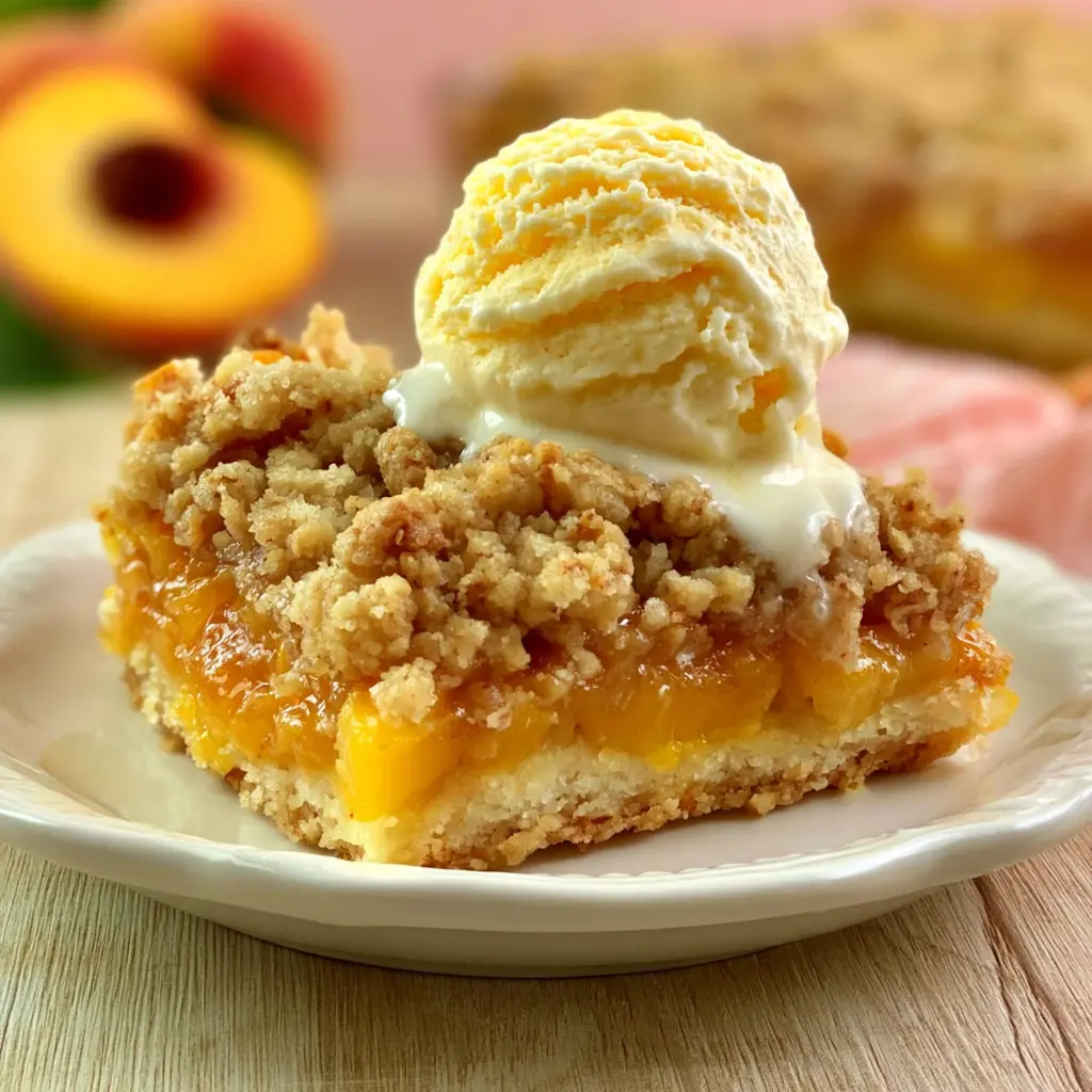 peach crumb bars - final presentation