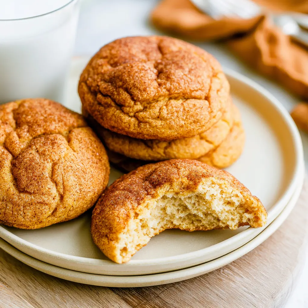 pumpkin snickerdoodle cookies - final presentation