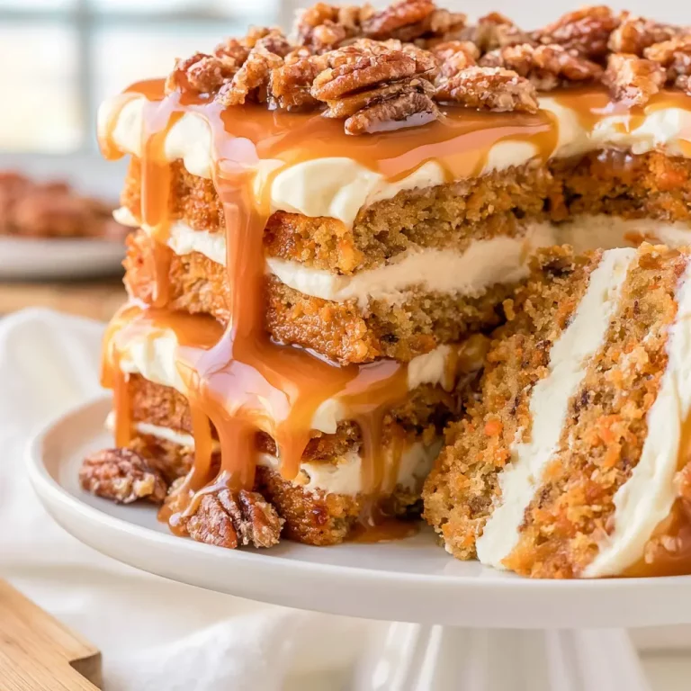 salted caramel carrot cake 156246052