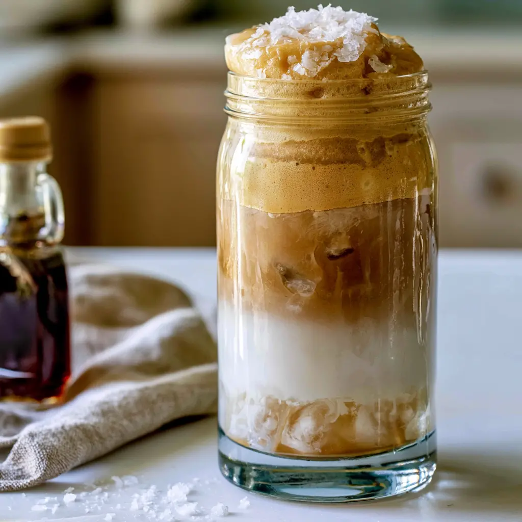salty canadian iced latte - final presentation