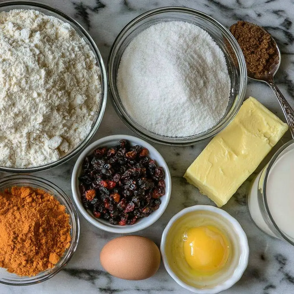 spider web cookie cake - main ingredients