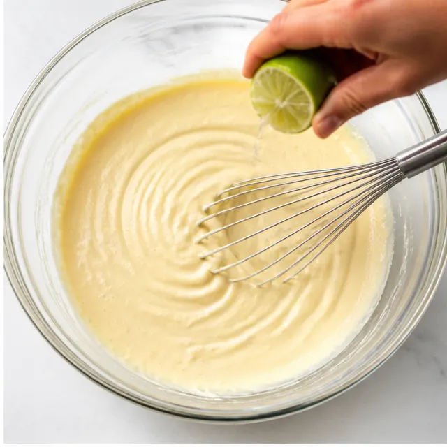Blend the creamy sauce base smooth