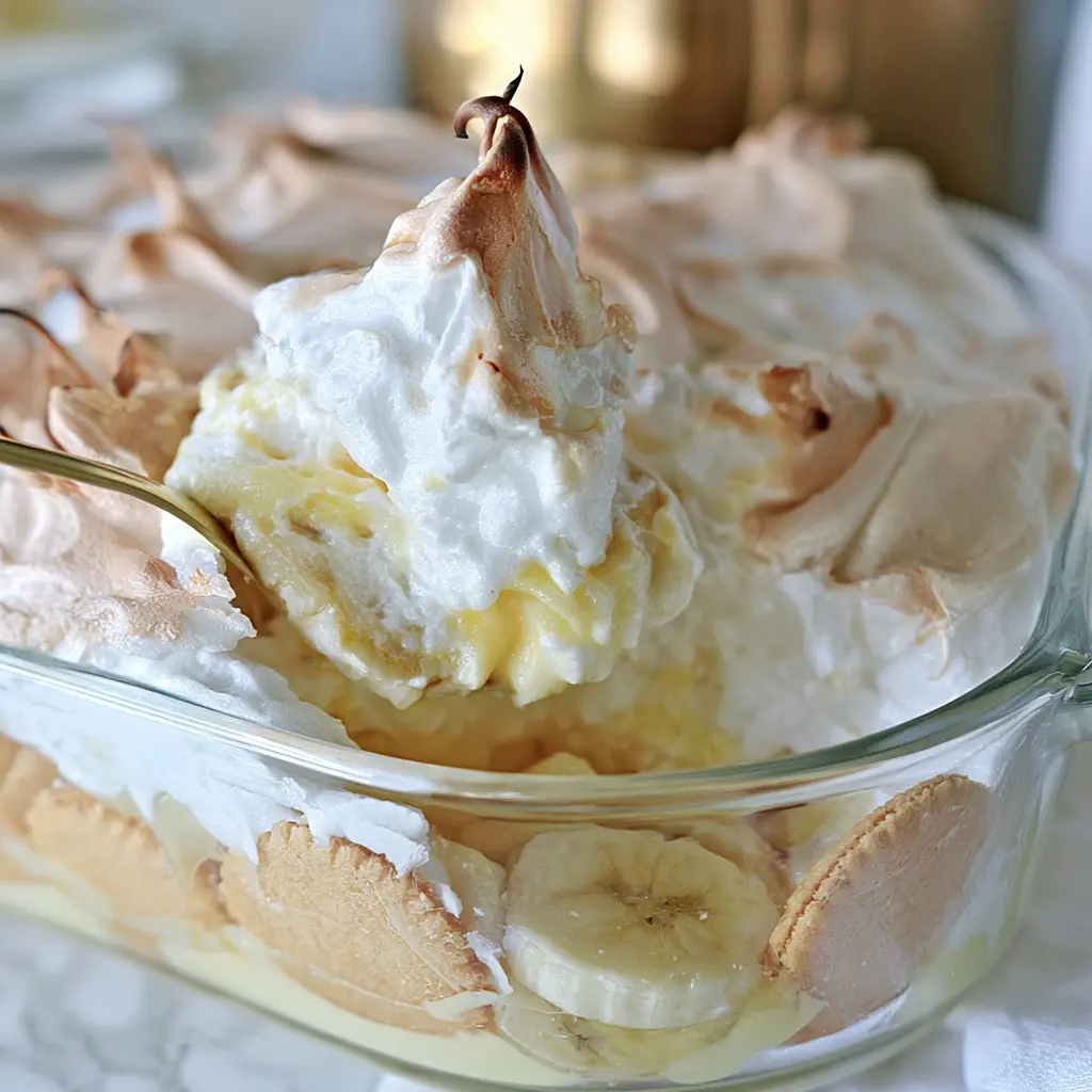 southern banana pudding - final presentation